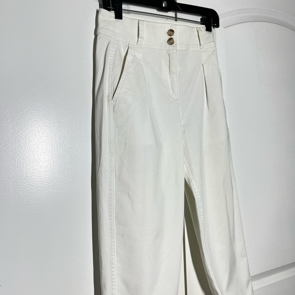 J Crew Pleated pant in garment-dyed chino size 00 NWT - Picture 6 of 9